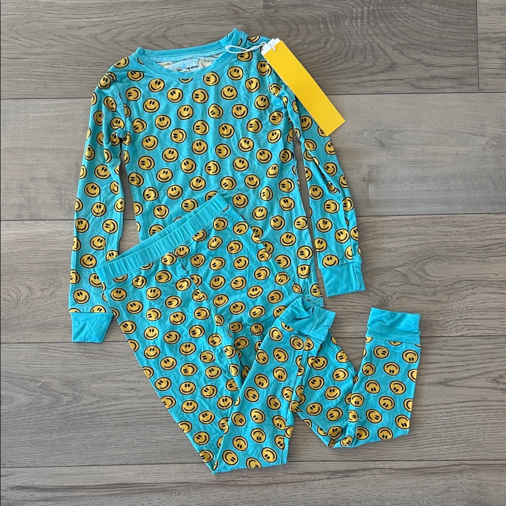 Happy Vibes Bamboo pajama set